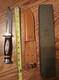 VTG 60's KA-BAR Knife 1208 Unsharpened & Un-used. Original Sheath & Box. USA