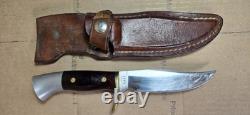 VTG 70's Westmark Model 702 Fixed Blade Outdoorsman Knife 9.5 USA OEM Sheath