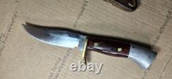 VTG 70's Westmark Model 702 Fixed Blade Outdoorsman Knife 9.5 USA OEM Sheath