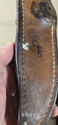 VTG 70's Westmark Model 702 Fixed Blade Outdoorsman Knife 9.5 USA OEM Sheath