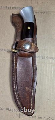 VTG 70's Westmark Model 702 Fixed Blade Outdoorsman Knife 9.5 USA OEM Sheath