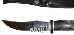VTG Case XX 223-5 Stainless Steel Fixed Blade Knife with Leather Sheath 6 Dot 1974