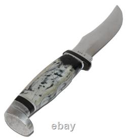 VTG Case XX 223-5 Stainless Steel Fixed Blade Knife with Leather Sheath 6 Dot 1974