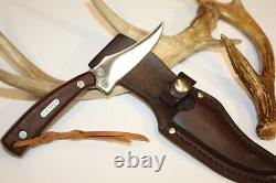 VTG SCHRADE-152-SKINNER Knife and Sheath. NICE! -USA