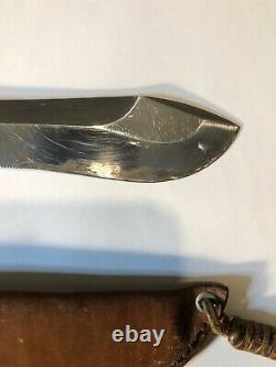 Very Hard To Find Puma White Hunter Knife 1956 First Year Made In Germany