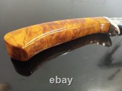 Very RARE'95 Rick Dunkerley- ABS Mastersmith Mosaic Damascus Hunter. MINT