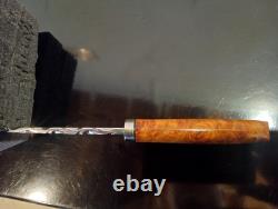 Very RARE'95 Rick Dunkerley- ABS Mastersmith Mosaic Damascus Hunter. MINT