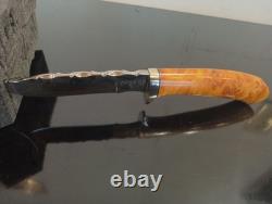 Very RARE'95 Rick Dunkerley- ABS Mastersmith Mosaic Damascus Hunter. MINT