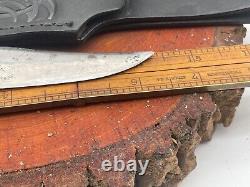 Very RARE Standard Cutlery Co Sheffield England Bowie knife stag handle-2950.24