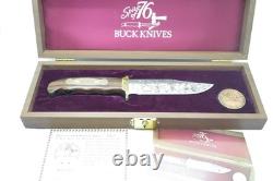 Vintage 1776-1976 Buck Bicentennial Spirit of 76 Limited Fixed Blade Knife