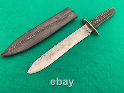 Vintage 1900's Cambridge Cutlery Works Sheffeild England Bowie Fight, Hunt Knife