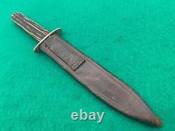 Vintage 1900's Cambridge Cutlery Works Sheffeild England Bowie Fight, Hunt Knife