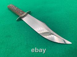 Vintage 1905-1920 CASE BRADFORD scarce GREEN BONE BIG Hunting Knife