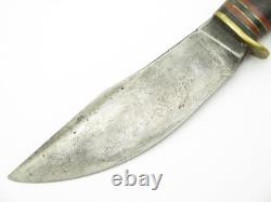Vintage 1916 Pat Marbles Gladstone Woodcraft Knife Leather Fixed Hunting Blade