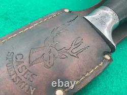 Vintage 1920-1940 CASE Tested Scarce Hunting Knife ORIGINAL Sheath