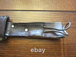 Vintage 1966 Puma Germany 6396 Original Bowie Knife w Sheath Fixed Blade Hunting