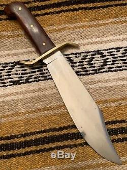 Vintage 1966 Western USA Pre-W49 V44 Marked BOWIE Hunting Knife WithSheath/Box NOS