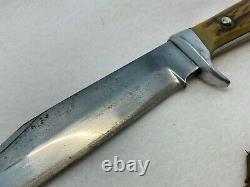 Vintage 1967 Original Puma Germany 6396 Stag Hunting Bowie Knife Set Knives Tool