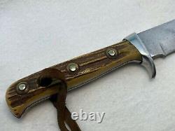 Vintage 1967 Original Puma Germany 6396 Stag Hunting Bowie Knife Set Knives Tool