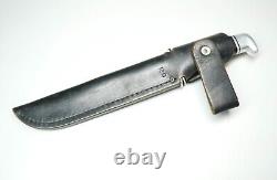 Vintage 1972-1986 Buck 120 Fixed Blade Knife Original Leather Sheath