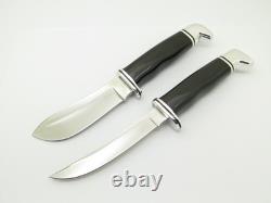 Vintage 1972-86 Buck 115 Twin Sportsman Set 103 118 Fixed Blade Hunting Knife