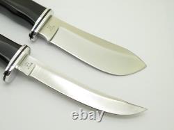 Vintage 1972-86 Buck 115 Twin Sportsman Set 103 118 Fixed Blade Hunting Knife