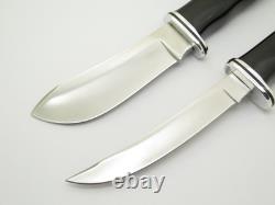Vintage 1972-86 Buck 115 Twin Sportsman Set 103 118 Fixed Blade Hunting Knife