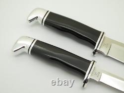 Vintage 1972-86 Buck 115 Twin Sportsman Set 103 118 Fixed Blade Hunting Knife