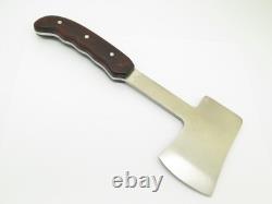 Vintage 1972-86 Buck Knives 106 USA Wood Handle Hatchet Hunting Camp Axe