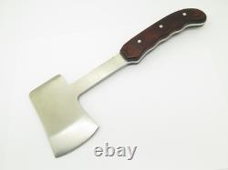 Vintage 1972-86 Buck Knives 106 USA Wood Handle Hatchet Hunting Camp Axe