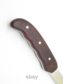 Vintage 1972-86 Buck Knives 106 USA Wood Handle Hatchet Hunting Camp Axe