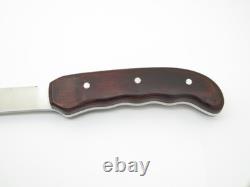 Vintage 1972-86 Buck Knives 106 USA Wood Handle Hatchet Hunting Camp Axe