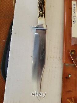 Vintage 1972 PUMA BOWIE KNIFE withOriginal Scabbard, NICE KNIFE READ DESP