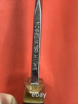 Vintage 1974 Smith & Wesson Bowie Knife & Leather Sheath
