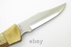 Vintage 1980 Case XX 5159 Stag Hammerhead Folding Hunter Knife & Sheath