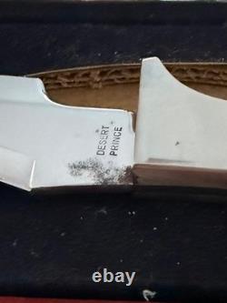 Vintage 1980's Case XX Desert Prince Knife With Leather Sheath And Orginal Box
