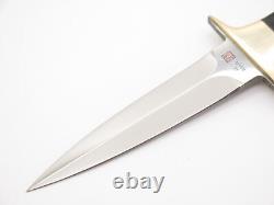 Vintage 1980s Al Mar Fang I Hattori Seki Japan Micarta Dagger Fixed Blade Knife