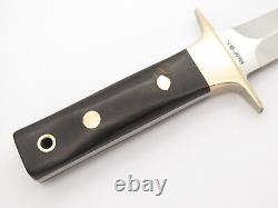 Vintage 1980s Al Mar Fang I Hattori Seki Japan Micarta Dagger Fixed Blade Knife