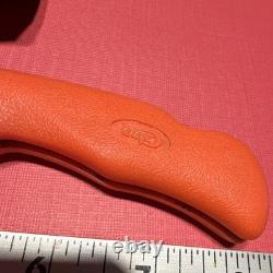 Vintage 1980s Case Blackhorn 3.5 2104L SAB SS Lockback folding Knife with Sheath