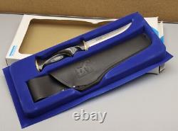 Vintage 1980s Sandvik of Sweden Stainless Steel Hunting Knife in Box