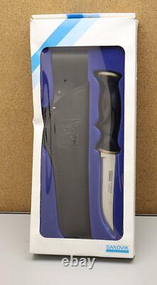 Vintage 1980s Sandvik of Sweden Stainless Steel Hunting Knife in Box