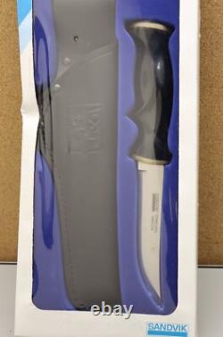 Vintage 1980s Sandvik of Sweden Stainless Steel Hunting Knife in Box