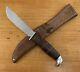 Vintage 1981 Case XX 366 Stacked Leather Fixed Blade Hunting Knife