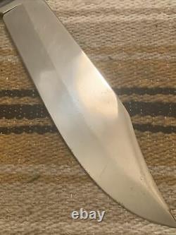 Vintage 1981 Western USA W49 E Bowie Survival V44 Style Fighting Knife No Sheath