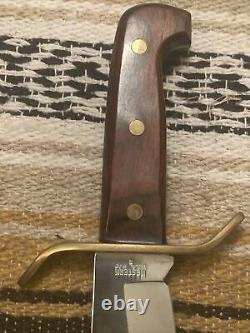 Vintage 1981 Western USA W49 E Bowie Survival V44 Style Fighting Knife No Sheath