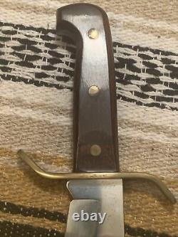 Vintage 1981 Western USA W49 E Bowie Survival V44 Style Fighting Knife No Sheath