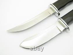 Vintage 1986 Buck 115 Twin Sportsman Set 103 118 Fixed Blade Hunting Knife