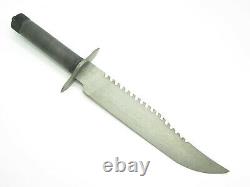 Vintage 1986 Parker Edwards USA Archegos Fixed Damascus Knife Rambo Inspired