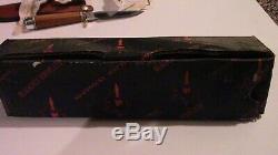 Vintage 1996 Blackjack Trail Guide knife, Effingham IL, orig box & all paperwork