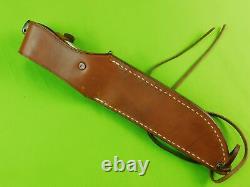 Vintage 1999 A. G. Russell Tak Fukuta Seki Japan Stag Bowie AUS8 Hunting Knife